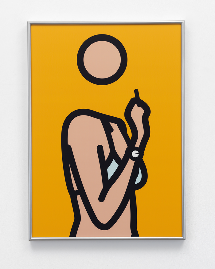 ジュリアン・オピー 「Ruth with cigarette 3」 COA付き Ruth with cigarette. 3 | Julian Opie